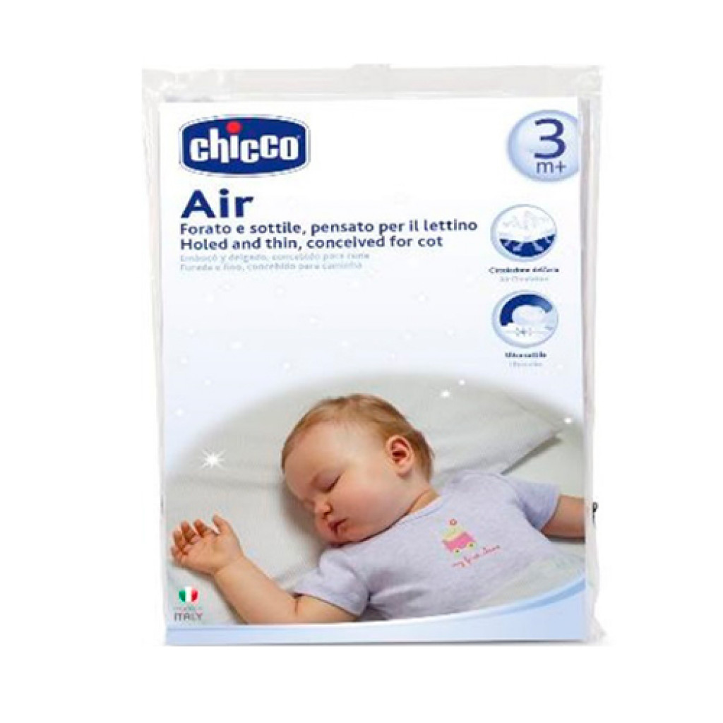 شيكو وسادة قطنية 100% لسرير الاطفال